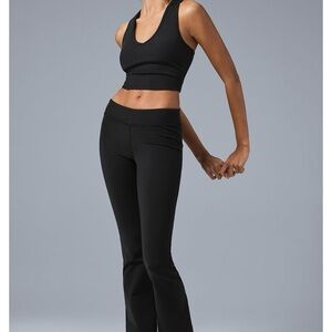 ALO Yoga Black Flare Pants